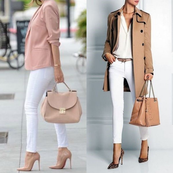 Белые джинсы: женские модели на фото, с чем носить модные джинсы