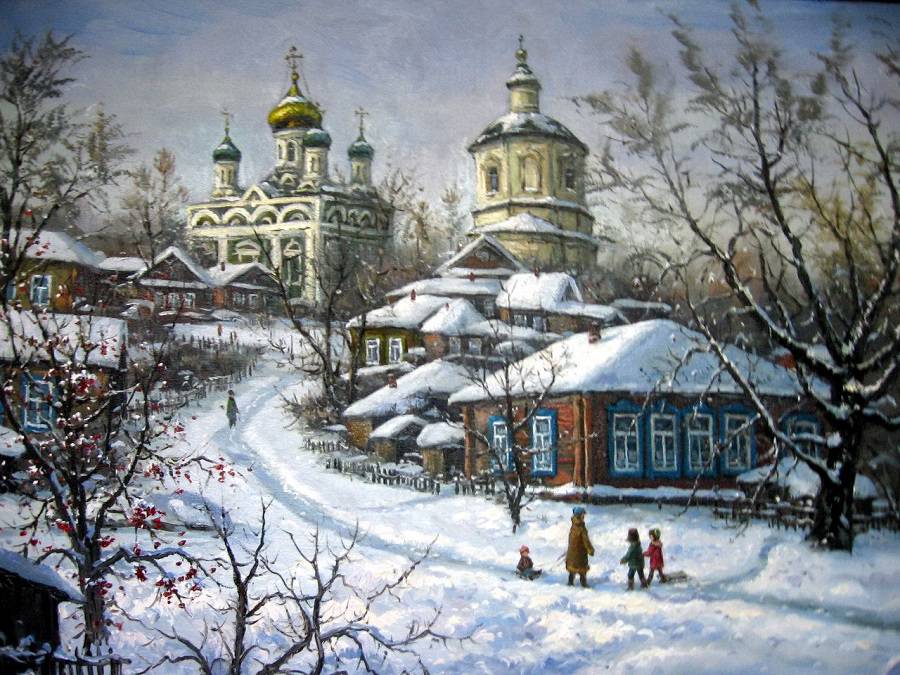 Русская зима в картинах Сергея Хананина Русская зима в картинах Сергея Хананина