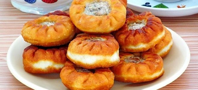 беляши с мясом на молоке