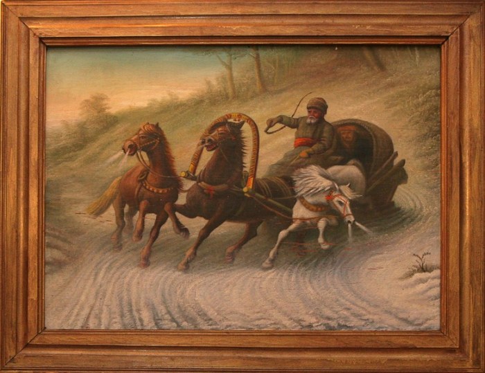 Тройка. Художник Евсей Якимов. Тройка. Художник Евсей Якимов.