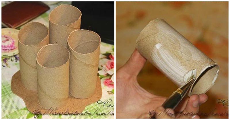 Чудесная поделка из втулки от туалетной бумаги