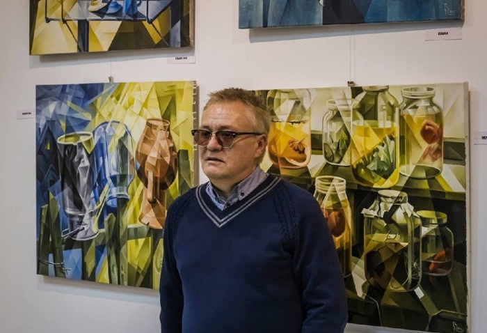 Василий Вячеславович Кротков - московский художник-кубофутурист. Чем завораживают кубофутуристические картины Василия Кроткова