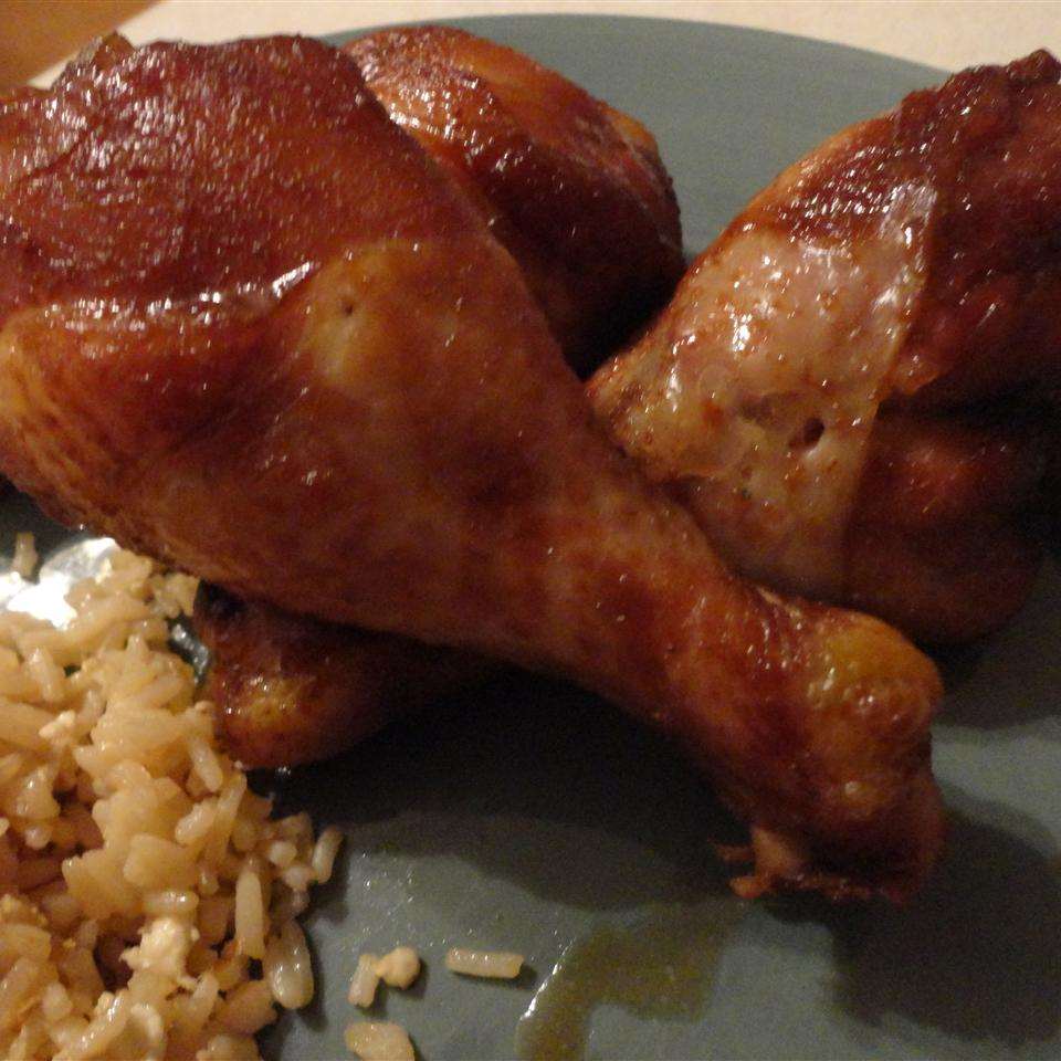 Курица запеченная в соусе терияки Курица запеченная в соусе терияки
