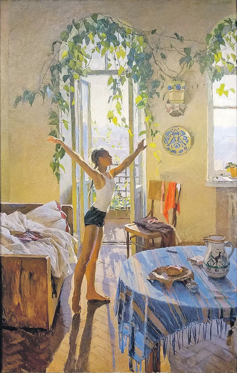 Татьяна Яблонская. «Утро», 1954 г.