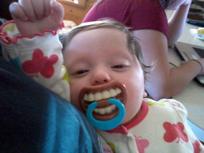 Uncle Got Her A Pacifier