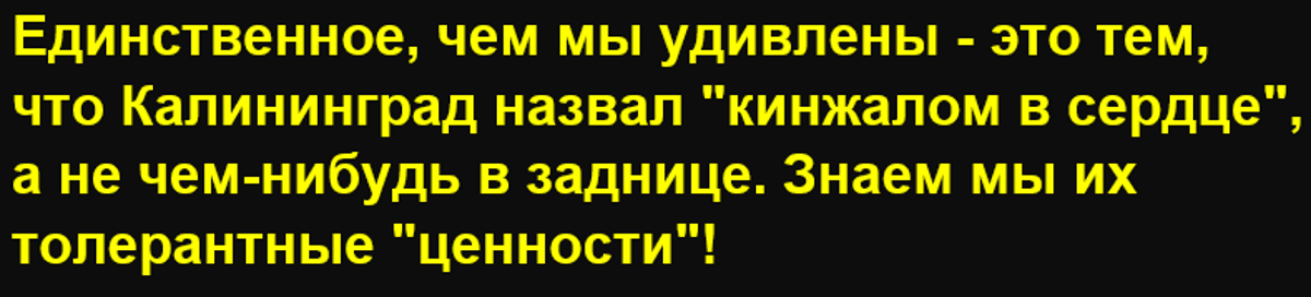 Россия угрожает безопасности НАТО и ЕС военными базами в Калининграде - сообщает военное руководство США