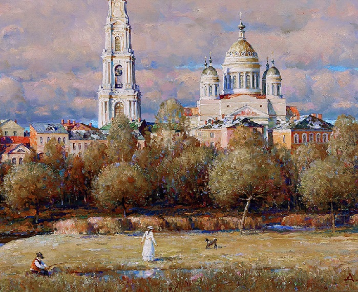 На окраине Рыбинска. Автор: Александр Шевелев. Художник из российской глубинки пишет полотна, о которых не скажешь, что их создал один мастер