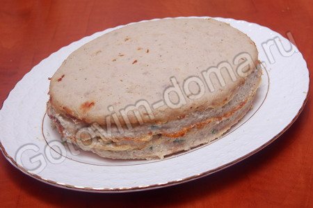 Закусочный мясной торт Закусочный мясной торт