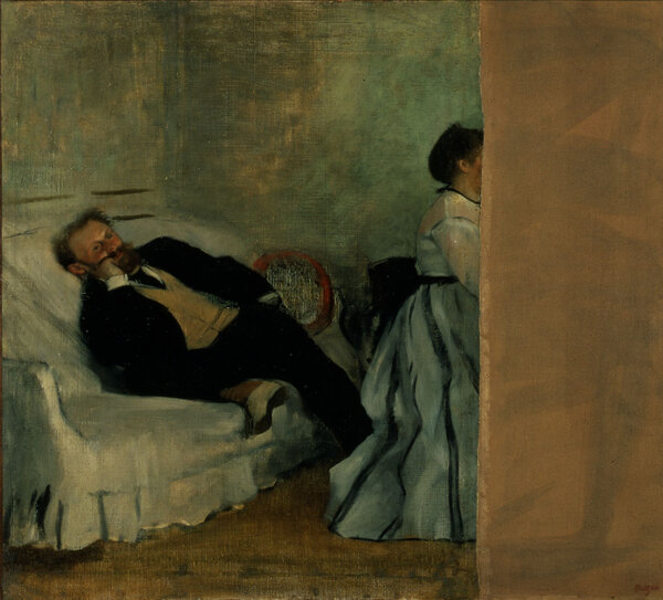 Месье и Мадам Мане. Эдгар Дега, 1869
