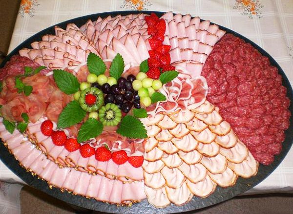 Праздничная нарезка: мясная тарелка. Супер коллекция!