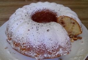 Домашний кекс на кефире с изюмом