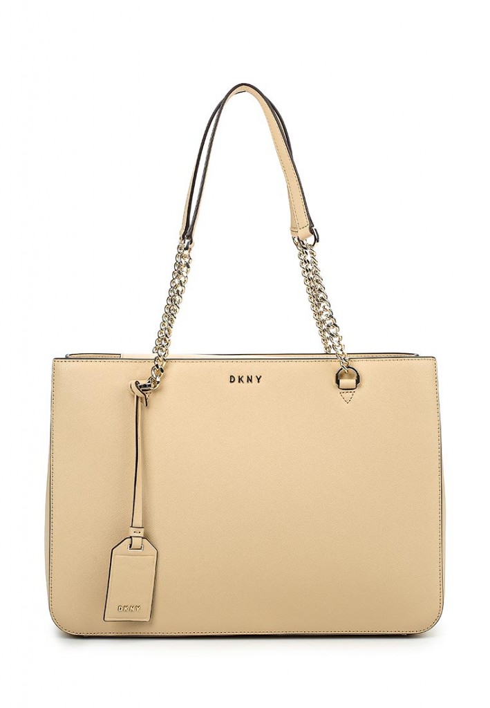 DKNY сумка бежевая
