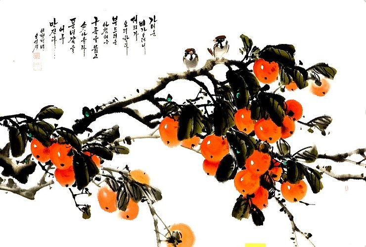 Цветы - в них только и есть, что радость... Корейский художник О Ён Сон