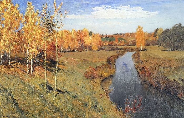 Золотая осень. (1895). Автор: Исаак Левитан. Золотая осень. (1895). Автор: Исаак Левитан.