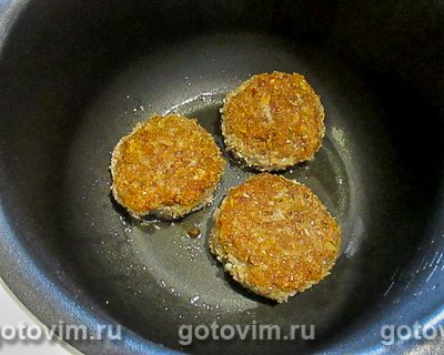 Фотографии рецепта Биточки из куриного фарша с гречкой и сыром в мультиварке, 04 Биточки из куриного фарша с гречкой и сыром в мультиварке