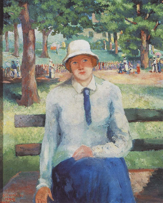 Девушка без службы. Около 1930. Государственный Русский музей. Автор: Казимир Малевич. Девушка без службы. Около 1930. Государственный Русский музей. Автор: Казимир Малевич.