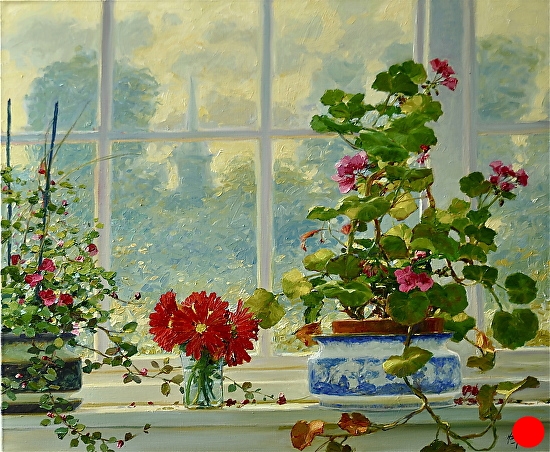 Есть что-то прекрасное в лете... Американский художник David Hettinger