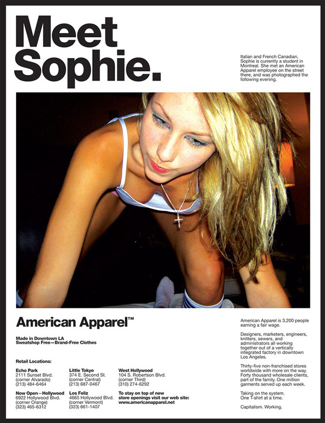 Самая скандальная реклама American Apparel