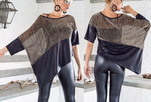 Выкройка ассимитричной блузы