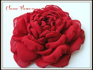 Шифоновая Роза.Мастер класс от Elena Flowers | Ярмарка Мастеров - ручная работа, handmade Шифоновая Роза.Мастер класс от Elena Flowers | Ярмарка Мастеров - ручная работа, handmade