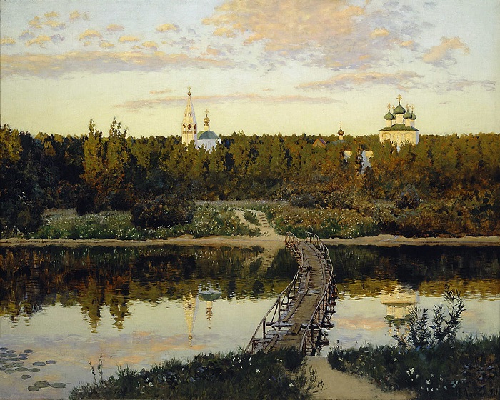 Тихая обитель. (1890) Автор: Исаак Левитан. Тихая обитель. (1890) Автор: Исаак Левитан.