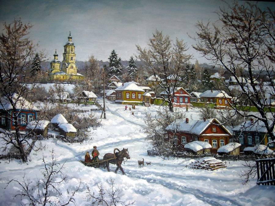 Русская зима в картинах Сергея Хананина Русская зима в картинах Сергея Хананина