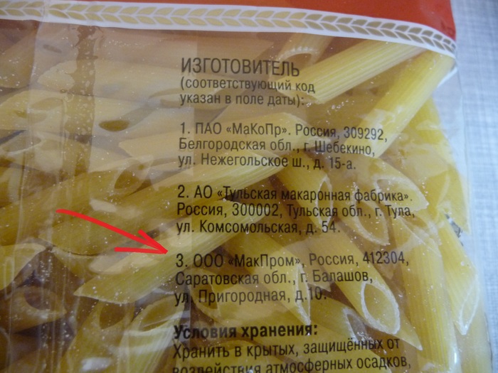 Итальянские (российские) макароны Макароны, Импорт, Маркетинг, Длиннопост