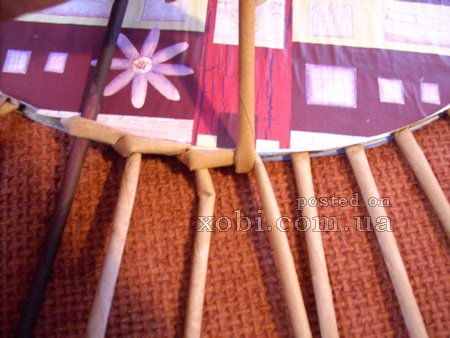 мк по плетению крышки для корзинки с картонным дном