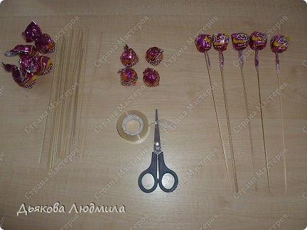 Мастер-класс Свит-дизайн 8 марта День матери Моделирование конструирование МК сладкой розочки эконом-класса Салфетки фото 3