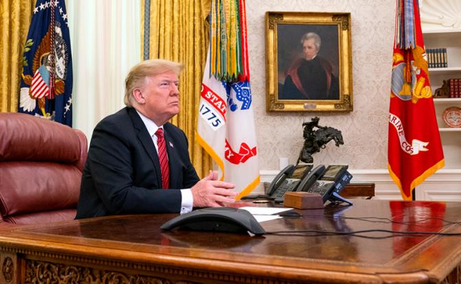 На фото: президент США Дональд Трамп