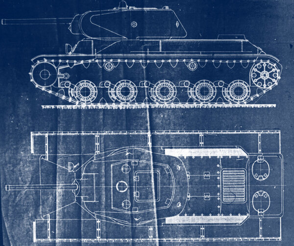 Эскизный проект тяжелого танка КВ-13, май 1942 года