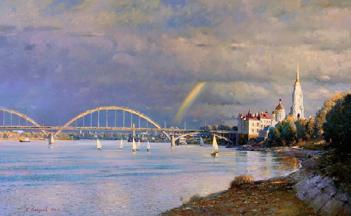 Рыбинск. Автор: Александр Шевелев. Художник из российской глубинки пишет полотна, о которых не скажешь, что их создал один мастер