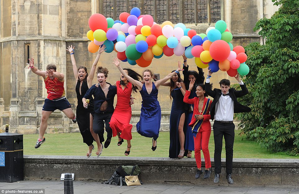 We did it! Some continued partying overnight with drunken punt rides and a champagne breakfast in the college gardens