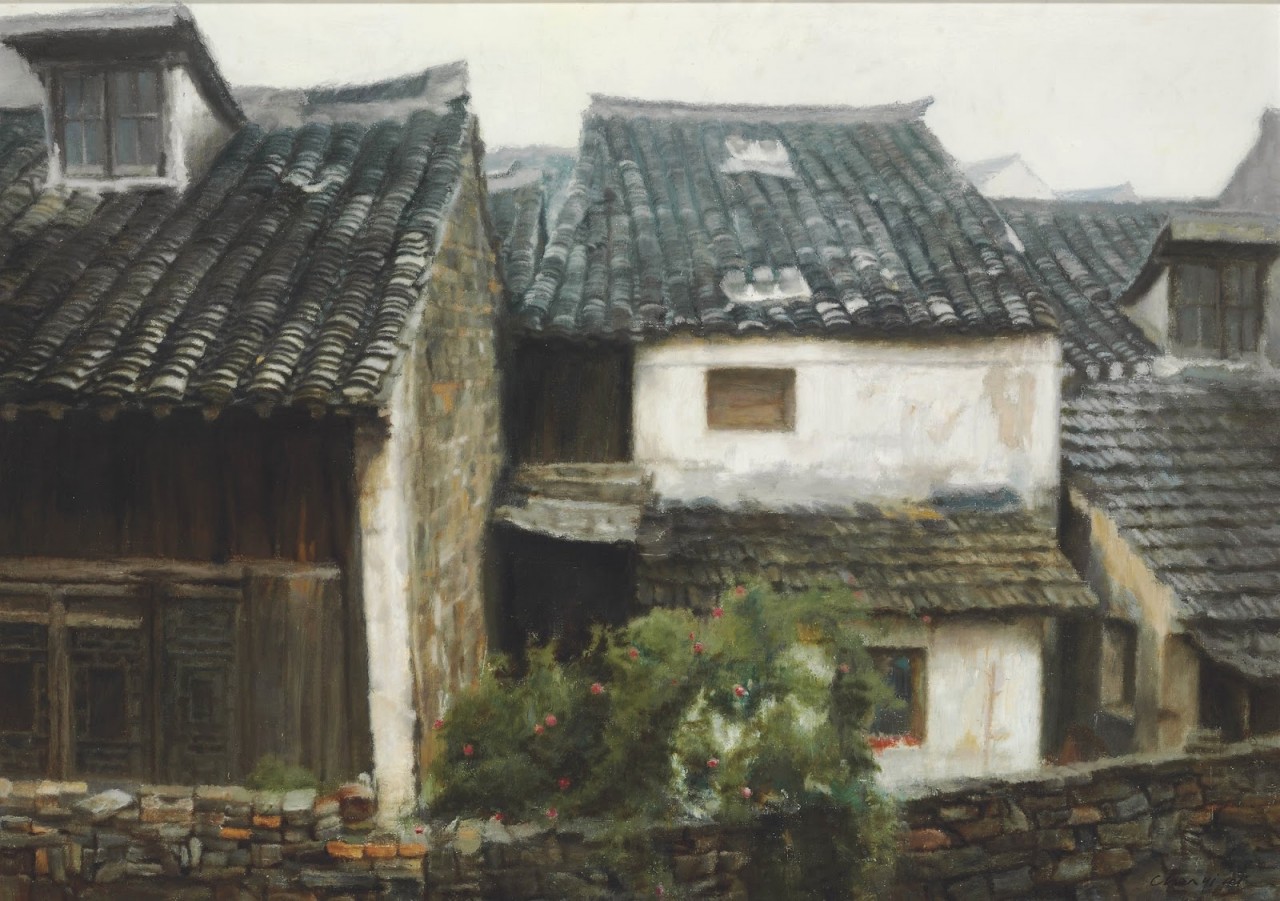 Как качаются ветки, как скользят челноки... Китайский художник Chen Yifei (1946 - 2005)
