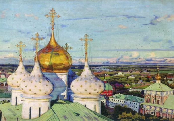 Купола и ласточки. (1921 год). Автор: Константин Юон. Купола и ласточки. (1921 год). Автор: Константин Юон.