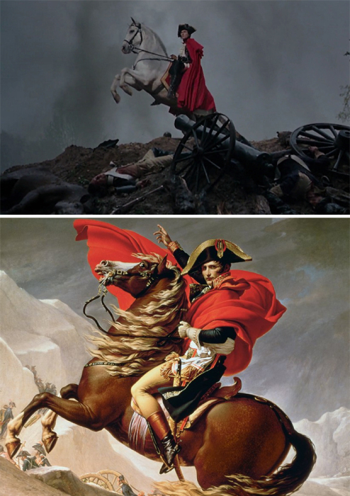 «Мария-Антуанетта», 2006 год, реж. София Коппола и «Бонапарт на Сен-Бернарском перевале», 1801–1805 гг., Жак-Луи Давид. На стыке двух искусств