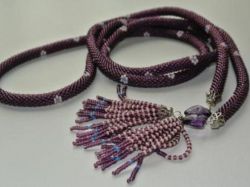 лариат из бисера мастер класс