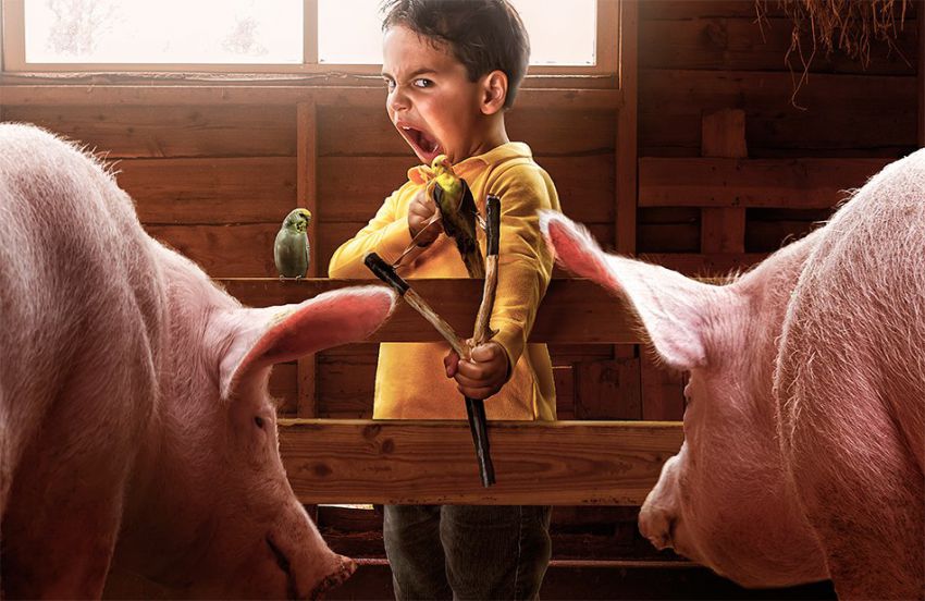 папа, сын, детство