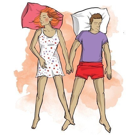 О чем расскажут позы партнеров во время сна?
