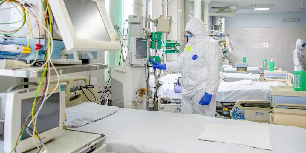 Собянин открыл коронавирусный стационар на базе частной клиники