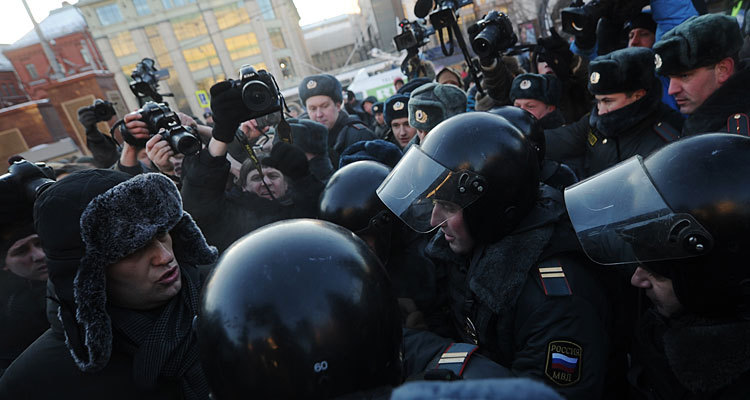 Задержание Алексея Навального. Фото РИА Новости, Владимир Астапкович
