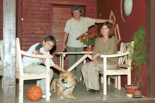 Ксения Викторовна Драгунская с семьей.