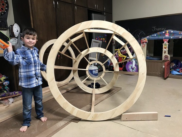 Кровать - космический корабль Star Wars (DIY)