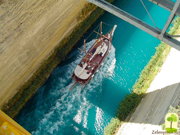 Коринфский канал в Греции – самый узкий судоходный канал в мире - 5