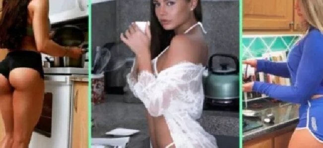 Когда зашел на кухню и забыл, что голоден Когда зашел на кухню и забыл, что голоден девушки, кухня, фото
