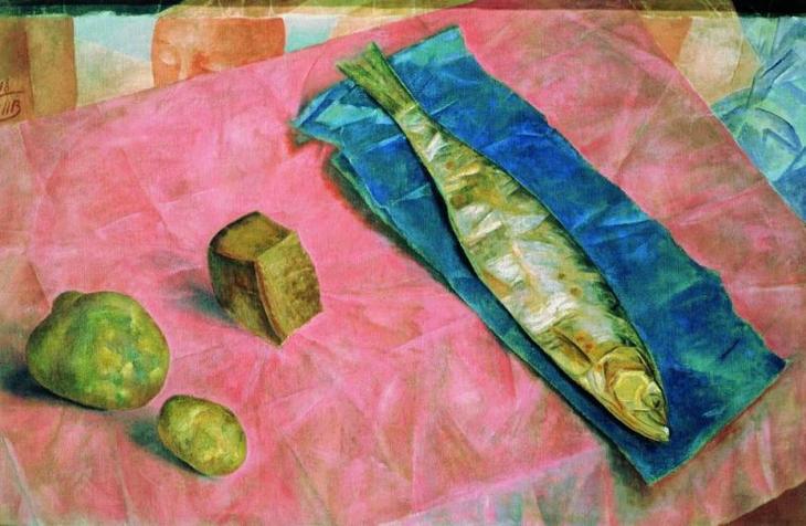 Петров-Водкин. "Селёдка". 1918
