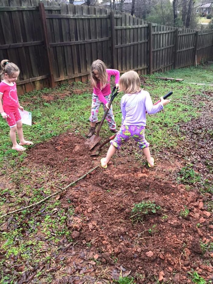 Uncle Buried His Nieces' Presents In The Backyard