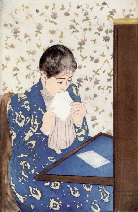*Письмо*. Работа Мэри Кэссетт. 1890-1891 гг. *Письмо*. Работа Мэри Кэссетт. 1890-1891 гг.