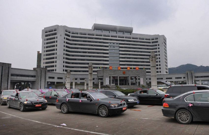 авто, китай, свадьба, кортеж