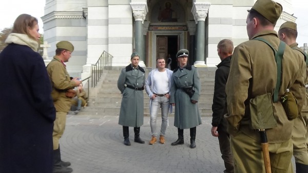 В Севастополе снимают фильм: как русские побеждают немцев В Севастополе снимают фильм: как русские побеждают немцев